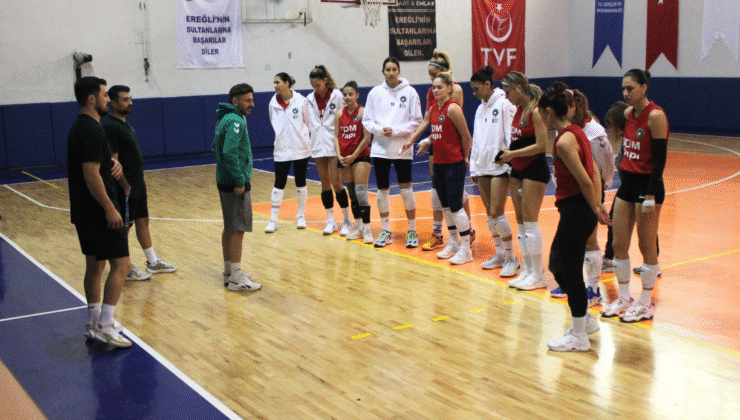 FDM YAPI EREĞLİ BELEDİYESPOR, İLBANK DEPLASMANI ÖNCESİ HAZIRLIKLARINI TAMAMLADI