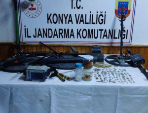 EREĞLİ’DE ZENGİNLİK ARAYAN DEFİNECİLER SUÇÜSTÜ YAKALANDI