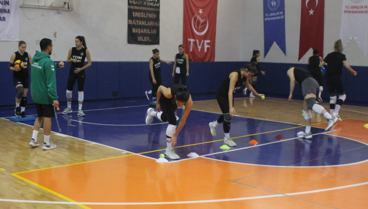 FDM YAPI EREĞLİ BELEDİYESPOR KRİTİK MAÇIN HAZIRLIKLARINA BAŞLADI