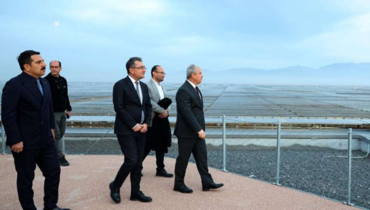 KARAPINAR’DA TÜRKİYE’NİN EN STRATEJİK GES PROJESİNE VALİ AKIN’DAN İNCELEME