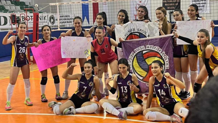 SÜMER SPOR KULÜBÜ TVF KADINLAR 2. LİGİ’NDE LİGDE KALMAYI BAŞARDI