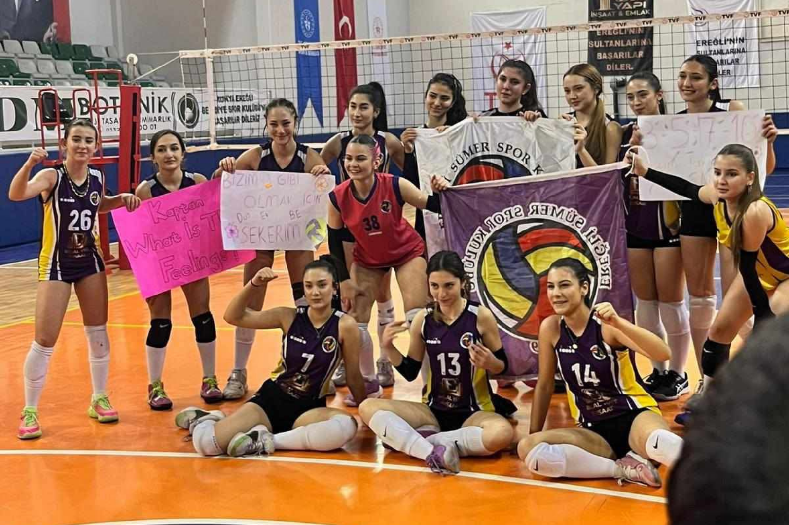 SÜMER SPOR KULÜBÜ TVF KADINLAR 2. LİGİ’NDE LİGDE KALMAYI BAŞARDI