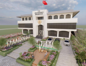 HALKAPINAR’DA YENİ BELEDİYE BİNASININ TEMELİ ATILDI