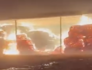 EREĞLİ’DE ÇİFTLİKTE KORKUTAN YANGIN