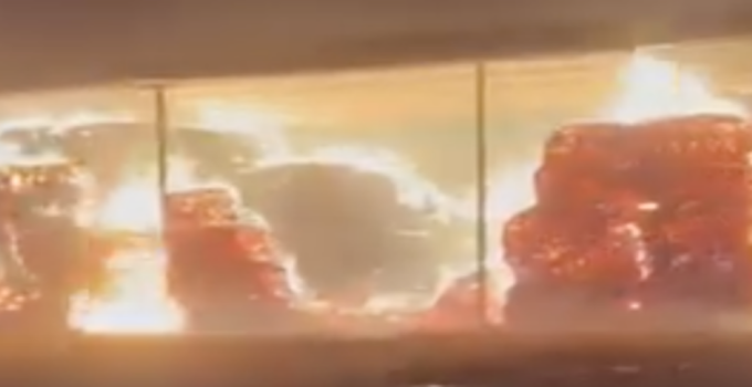 EREĞLİ’DE ÇİFTLİKTE KORKUTAN YANGIN