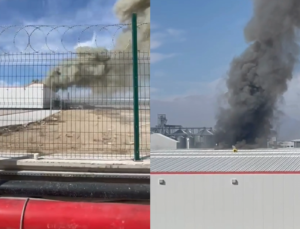 EREĞLİ ORGANİZE SANAYİ BÖLGESİNDE YANGIN