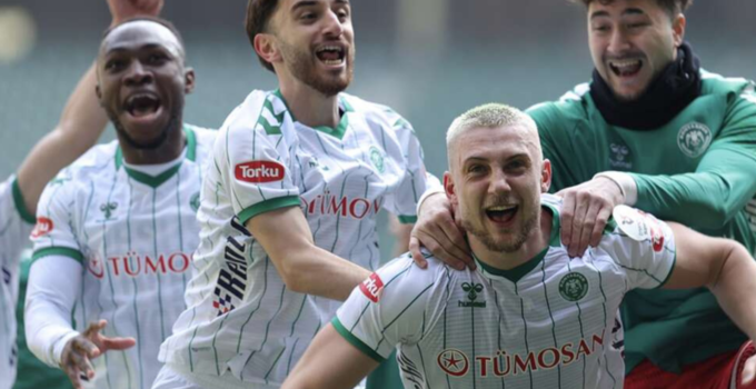 KONYASPOR KOCAELİ’DE HAYATA DÖNDÜ: 90+4’TE GELEN KRİTİK ZAFER