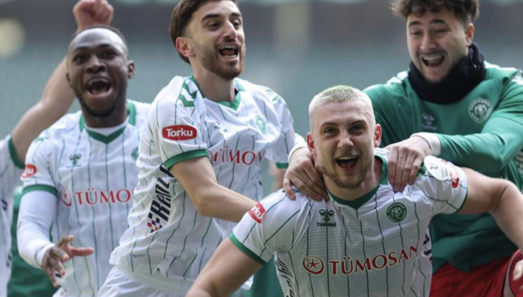 KONYASPOR KOCAELİ’DE HAYATA DÖNDÜ: 90+4’TE GELEN KRİTİK ZAFER