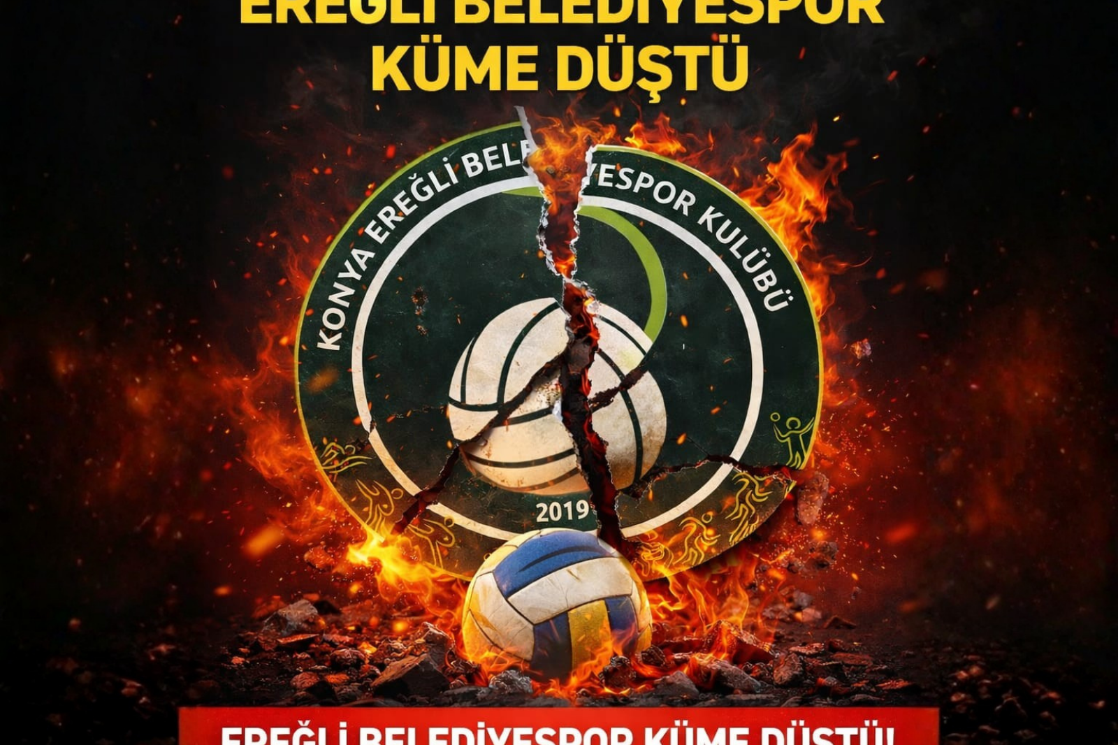 BEKLENEN SON OLDU! EREĞLİ BELEDİYESPOR KÜME DÜŞTÜ