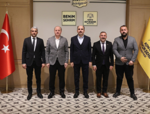 HALKAPINAR HEYETİNDEN KONYA BÜYÜKŞEHİR BELEDİYESİ’NE ZİYARET
