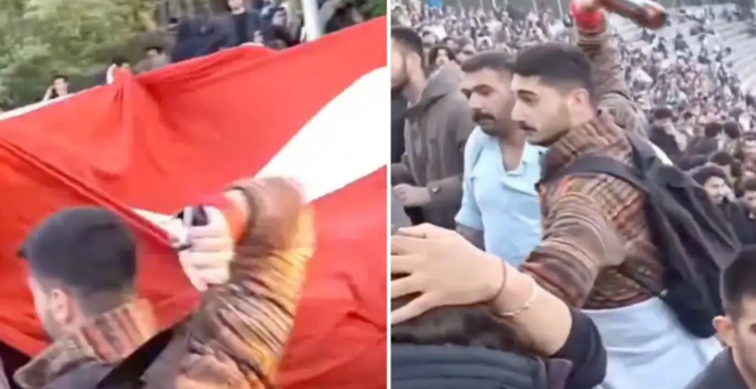 ODTÜ’DE TÜRK BAYRAĞINA SAYGISIZLIK YAPAN 6 KİŞİ GÖZALTINA ALINDI