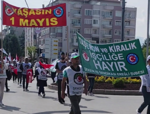 EREĞLİ’DE 1 MAYIS COŞKUYLA KUTLANDI