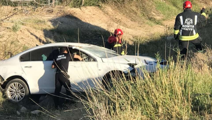 EREĞLİ’DE TEKERİ KOPAN OTOMOBİL METRELERCE SÜRÜKLENDİ: 1’İ BEBEK 3 KİŞİ YARALANDI