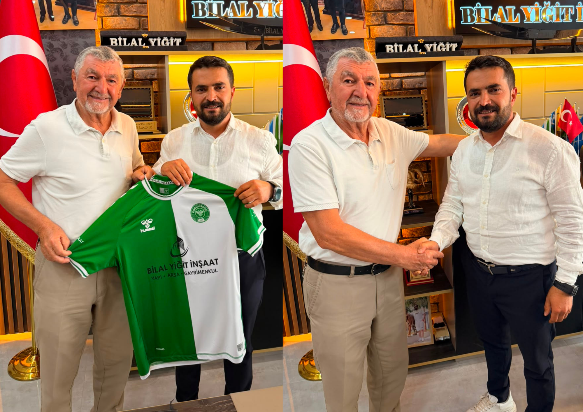 EREĞLİSPOR’UN İSİM SPONSORU BİLAL YİĞİT İNŞAAT OLDU