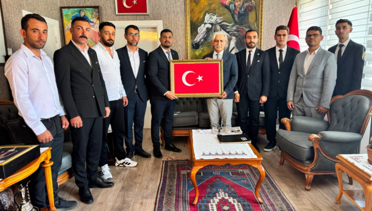 EREĞLİ ÜLKÜ OCAKLARINDAN YENİ ATANAN KAMU YÖNETİCİLERİNE MAKAM ZİYARETİ