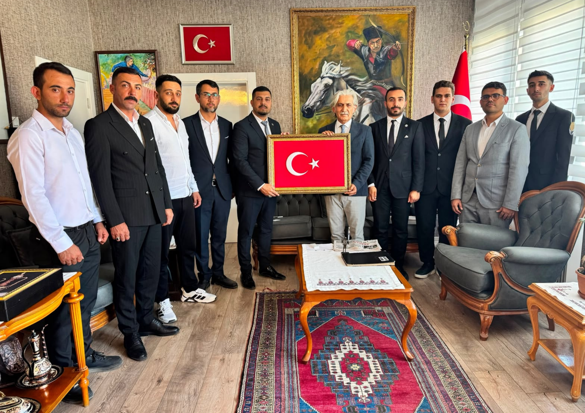EREĞLİ ÜLKÜ OCAKLARINDAN YENİ ATANAN KAMU YÖNETİCİLERİNE MAKAM ZİYARETİ