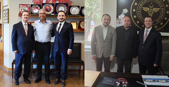 ÖZEL EREĞLİ BİLGE HASTANESİ YÖNETİMİNDEN BELEDİYE VE İLÇE SAĞLIK MÜDÜRLÜĞÜ’NE ANLAMLI ZİYARETLER