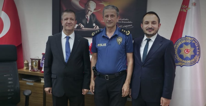 ÖZEL EREĞLİ BİLGE HASTANESİ YÖNETİMİNDEN İLÇE EMNİYET MÜDÜRLÜĞÜ’NE ZİYARET