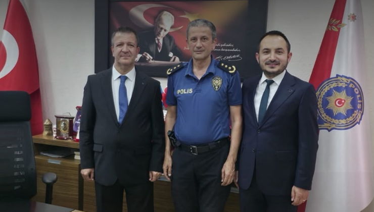 ÖZEL EREĞLİ BİLGE HASTANESİ YÖNETİMİNDEN İLÇE EMNİYET MÜDÜRLÜĞÜ’NE ZİYARET