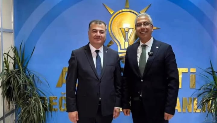 EREĞLİ BELEDİYE BAŞKANI UMUT AKPINAR’DAN AK PARTİ İLÇE BAŞKANI AHMET ÖZDOĞAN’A ZİYARET
