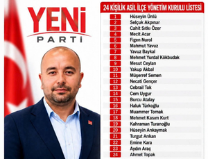 YENİ PARTİ EREĞLİ İLÇE YÖNETİMİ BELLİ OLDU